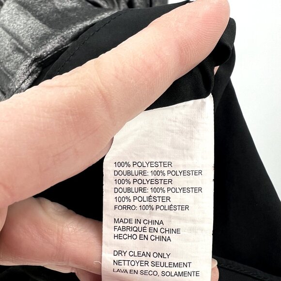 Derek Lam Collective Silver One Sleeve Cocktail Dress Size 40 US Small - Picture 7 of 7